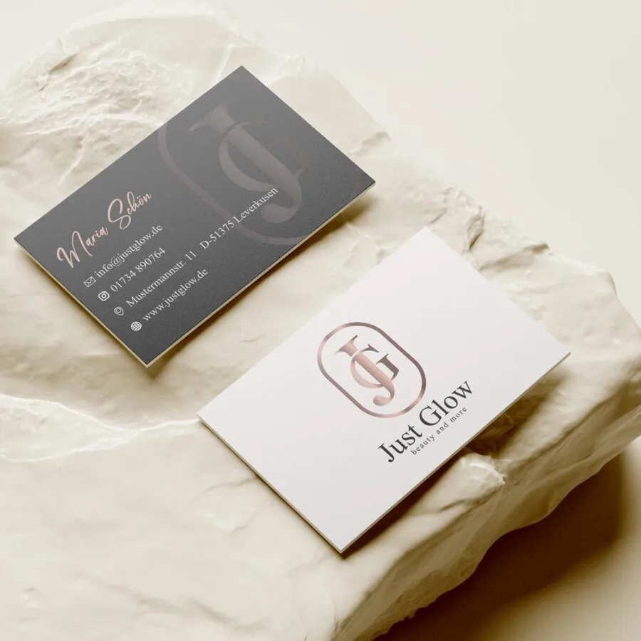 Professionelle klassische Visitenkarte