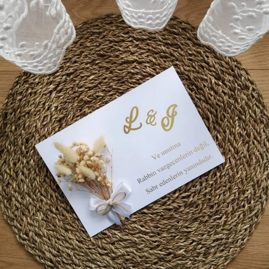 DIN A5 Karte mit glänzendem Finish für besondere Anlässe