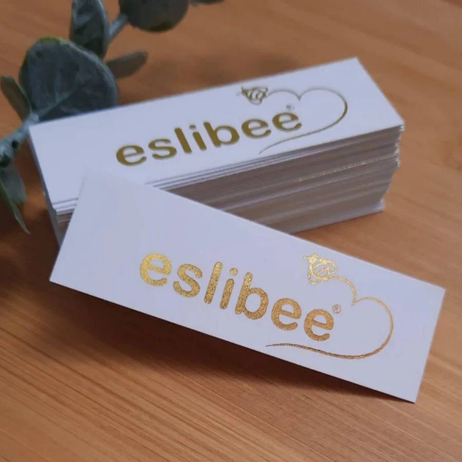 Glänzendes rechteckiges Etikett für professionelle Verpackungen