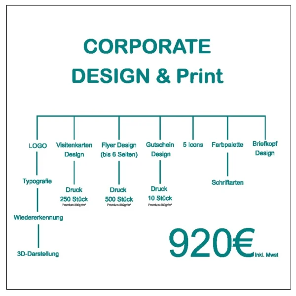 corporate Design, logodesign, visitenkarten Design & Druck, Flyer Design & Druck